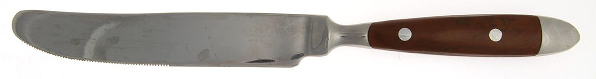 Bistro Woodgrain Brown (Stainless) New French Solid Knife by Chefs-1