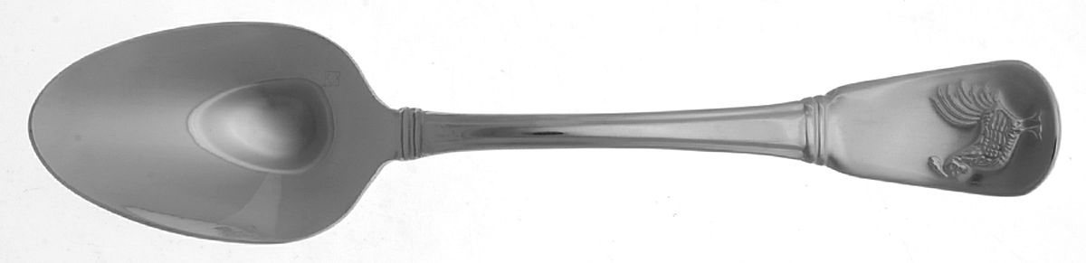French Rooster (Stainless) Place/Oval Soup Spoon by Cuisinart Flatware-1