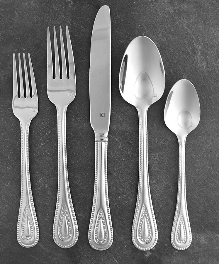 Fampoux (Stainless) 40 Piece Estate Set by Cuisinart Flatware-1