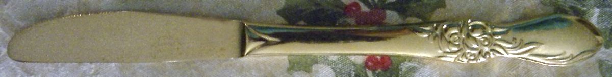 CSM42G (Gold Electroplate) Modern Solid Knife by Cosmos Products Company-1