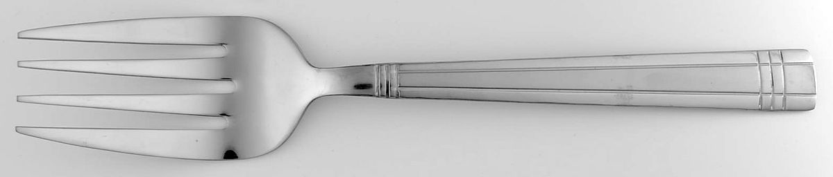 Axis Sand (Stainless) Medium Solid Cold Meat Serving Fork by Cambridge Silver-1