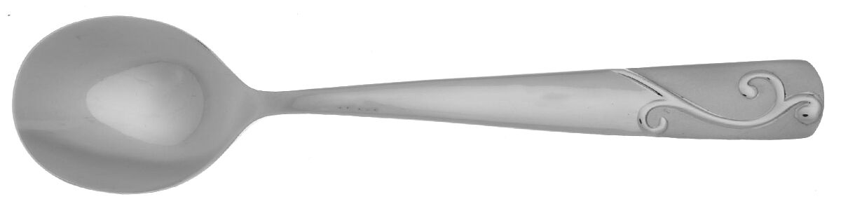 Tula Frost (Stainless) Round Bowl Soup Spoon (Cream Soup) HC by Cambridge Silver-1