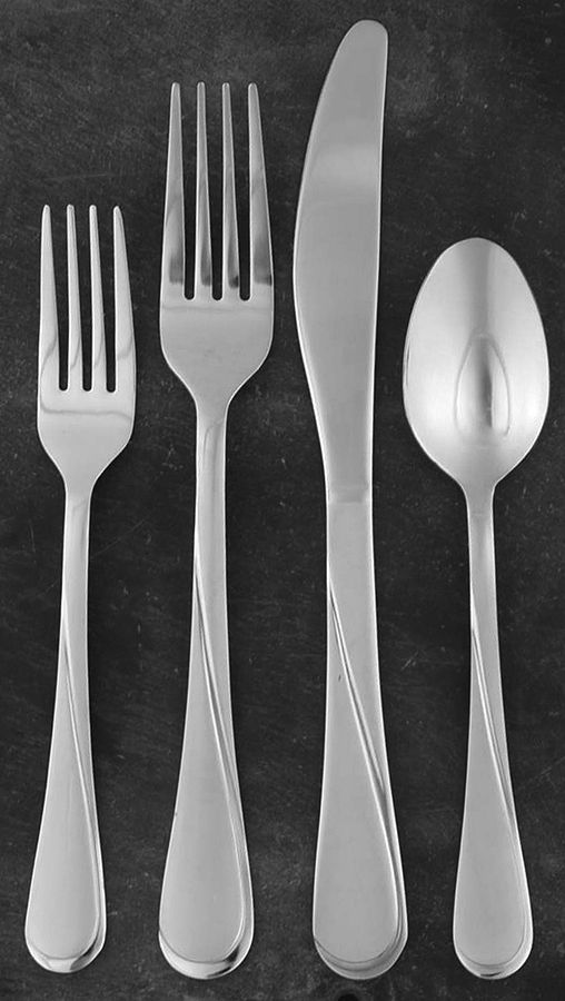 Gravity Sand (Stainless) 4 Piece Place Setting by Cambridge Silver-1