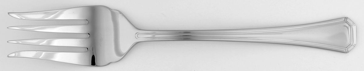 Jacalyn (Stainless) Medium Solid Cold Meat Serving Fork by Cuisinart Flatware-1