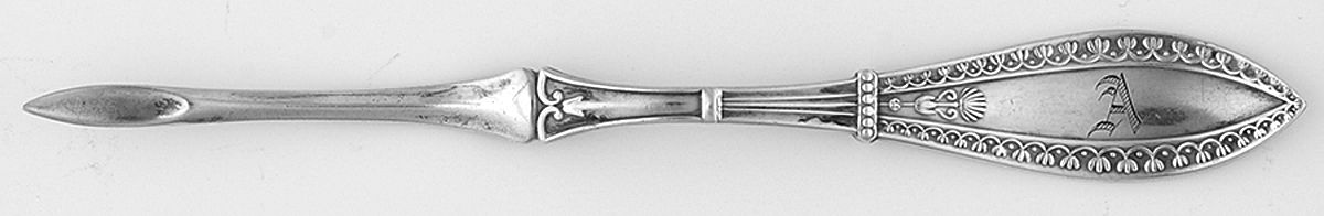 CSV12 (Coin) Solid Nut Pick by Misc Coin Silver Mfg-1