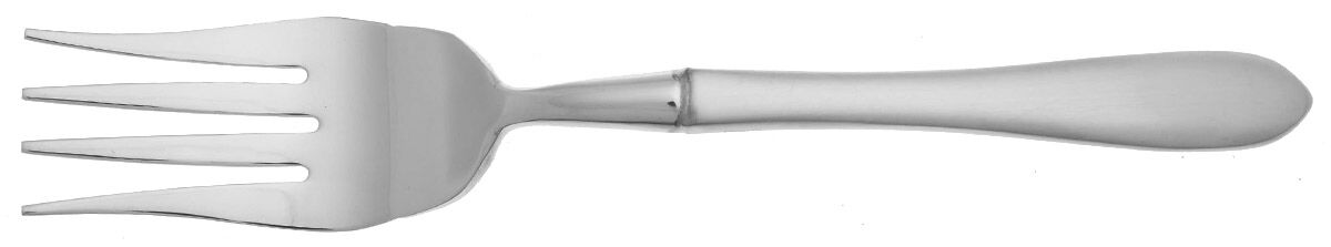 Locale (Stainless) Cold Meat Fork Large, Stainless Tines HC by Crate & Barrel Flatware-1