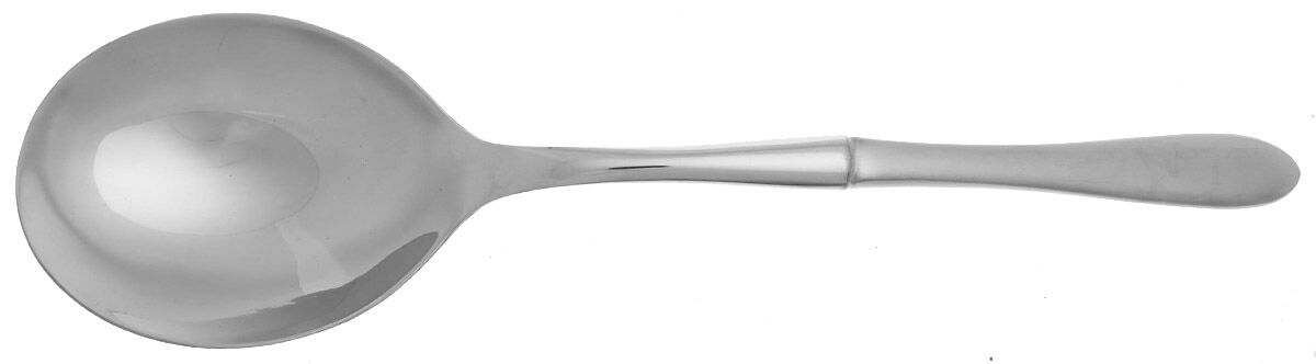 Locale (Stainless) Casserole Spoon with Smooth Stainless Bowl HC by Crate & Barrel Flatware-1