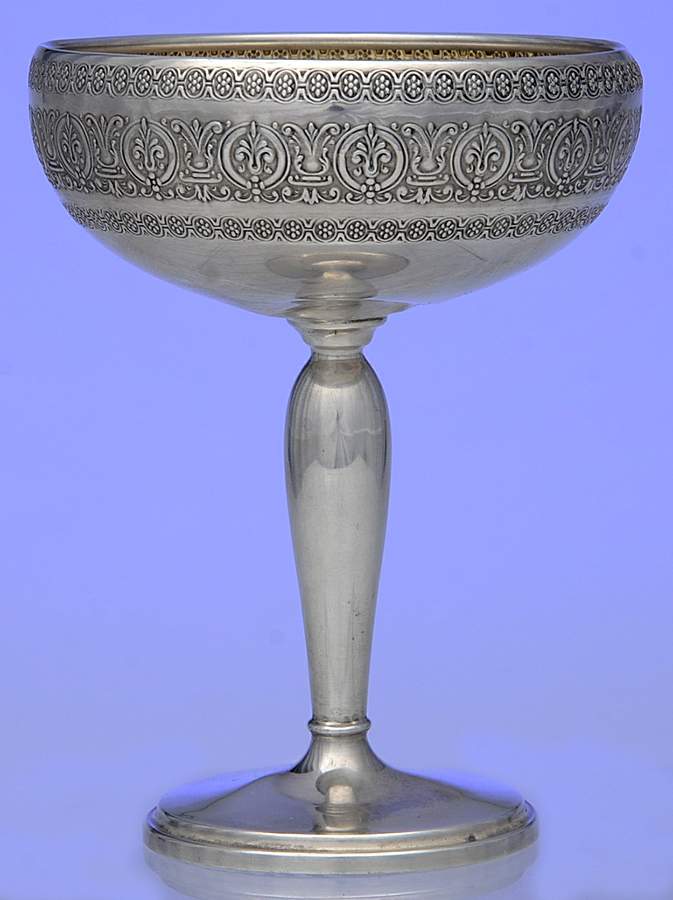 1186 (Sterling, Hollowware) Weighted Champagne/Sherbet by Clarence Vanderbilt-1