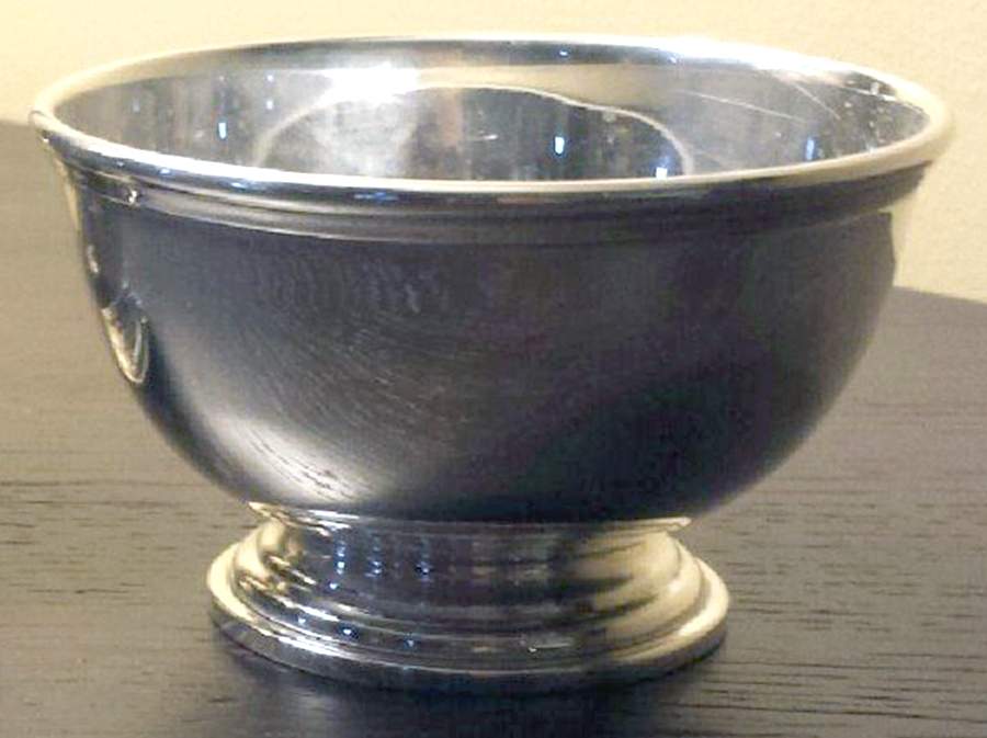 1792 (Sterling, Hollowware) Mini Open Sugar Bowl by Currier & Roby-1