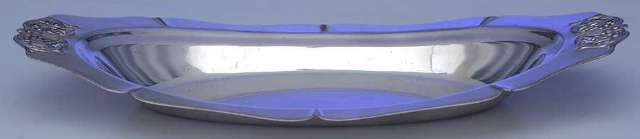 502 (Silverplate, Hollowware) 13" Bread Tray by Castle Silver Corp.-1
