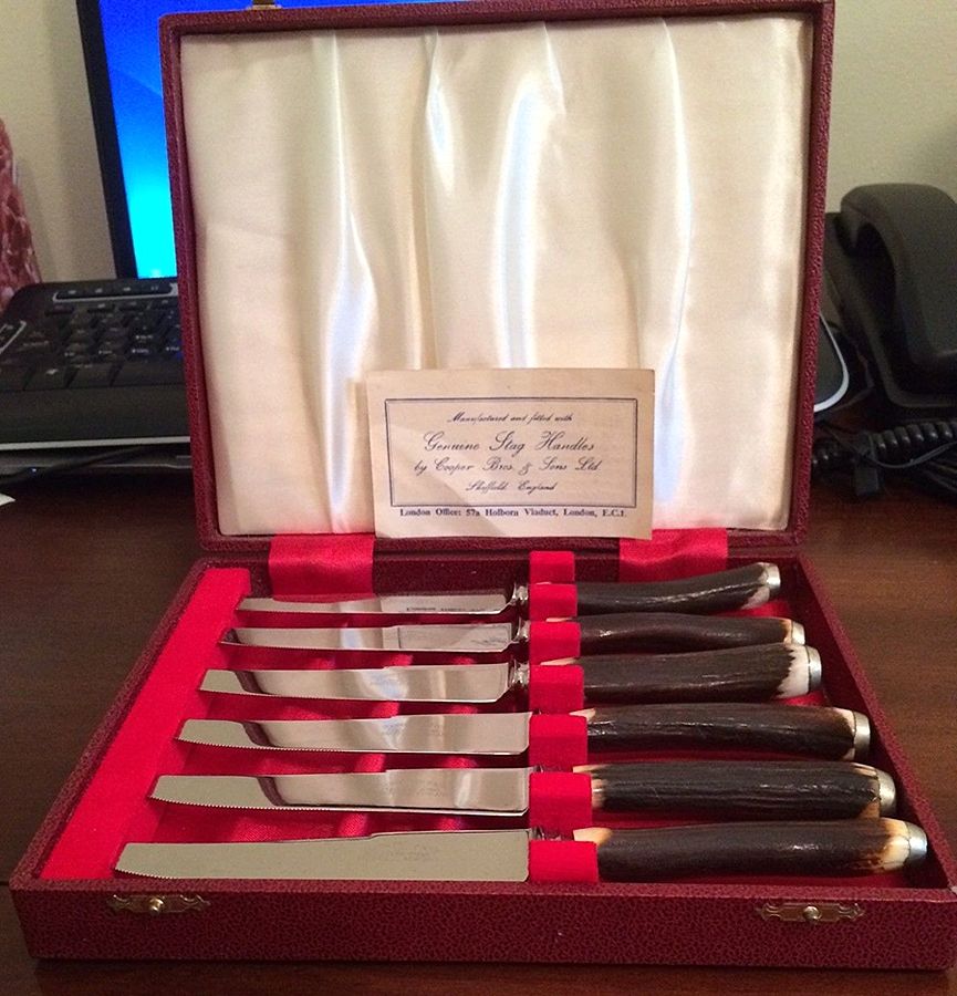 CBR29 (Stainless) Individual Steak Knife Hollow Handle by Cooper Bros & Sons-1