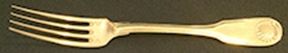 Golden Vendome Fork by Christofle France-1