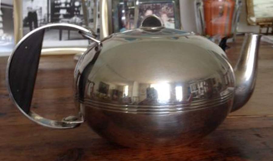 CTF117 (Silverplate, Hollowware) Teapot by Christofle France-1
