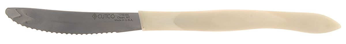 CUE3 (Stainless) Modern Hollow Knife by Cutco Silver-1