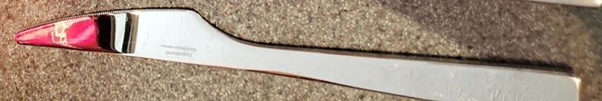Chow (Stainless) New French Solid Knife by Crate & Barrel Flatware-1
