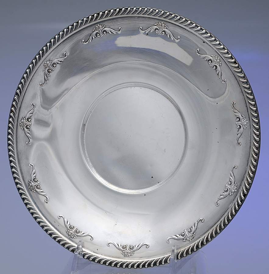26 (Silverplate, Hollowware) 10" Sandwich Plate by Cheshire Silver-1