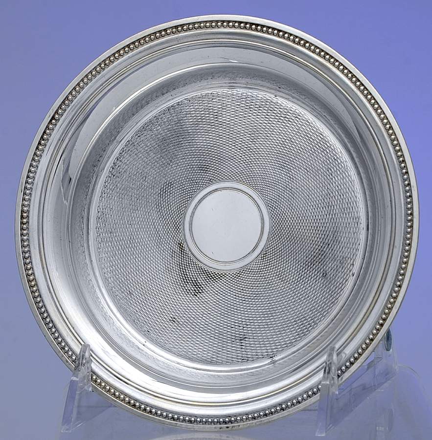 5 (Silverplate, Hollowware) Wine Bottle Coaster by Christofle France-1