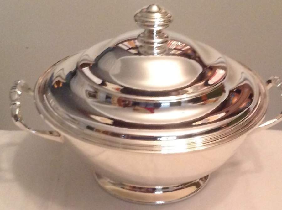 Albi (Silverplate, Hollowware) Soup Tureen by Christofle France-1