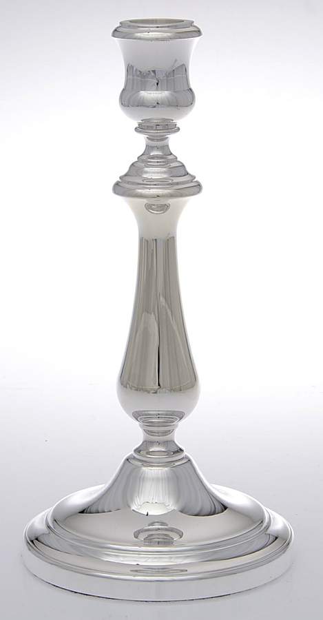 Albi (Silverplate, Hollowware) 9" Candlestick by Christofle France-1