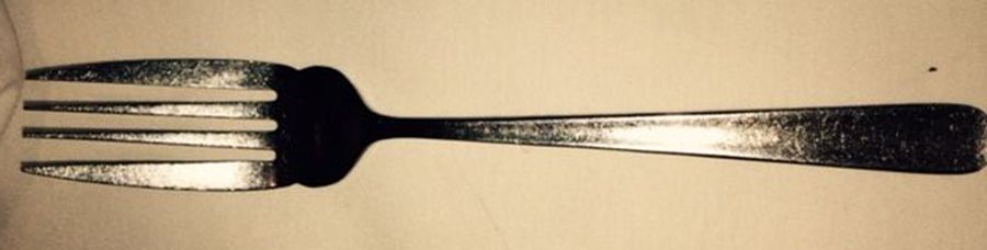 CAO17 (Stainless) Medium Solid Cold Meat Serving Fork by Capco-1