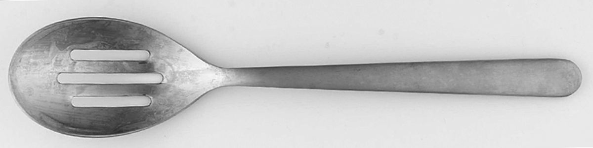 Penelope Sand (Stainless) Pierced Tablespoon (Serving Spoon) by Cambridge Silver-1
