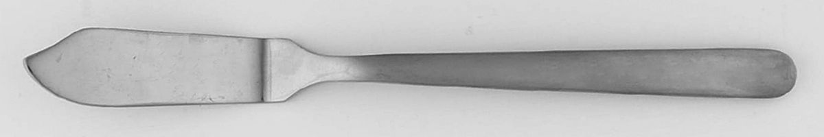 Penelope Sand (Stainless) Flat Handle Master Butter Knife by Cambridge Silver-1