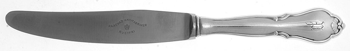 Coh25 (Silverplate) Knife-Dessert/Stainless Blade by Cohr-1
