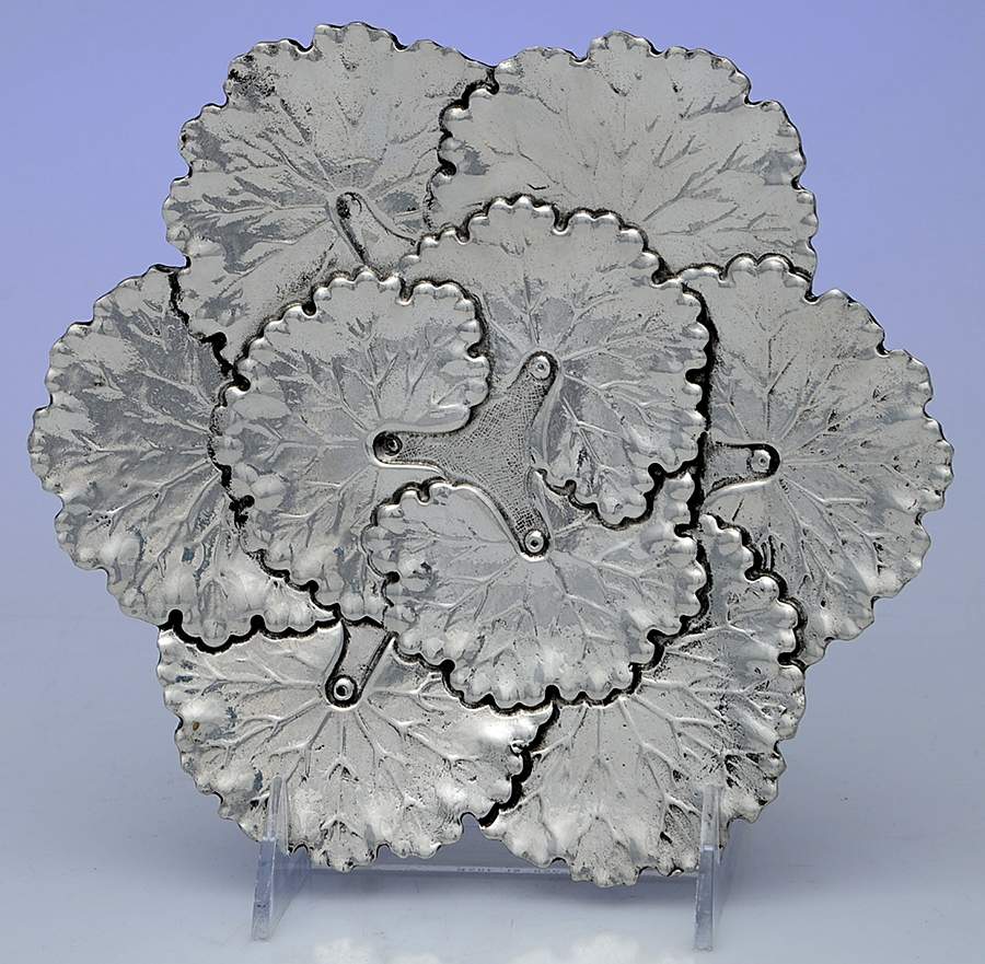 Pewter Hollowware Bread Plate by Cipolla Silver-1