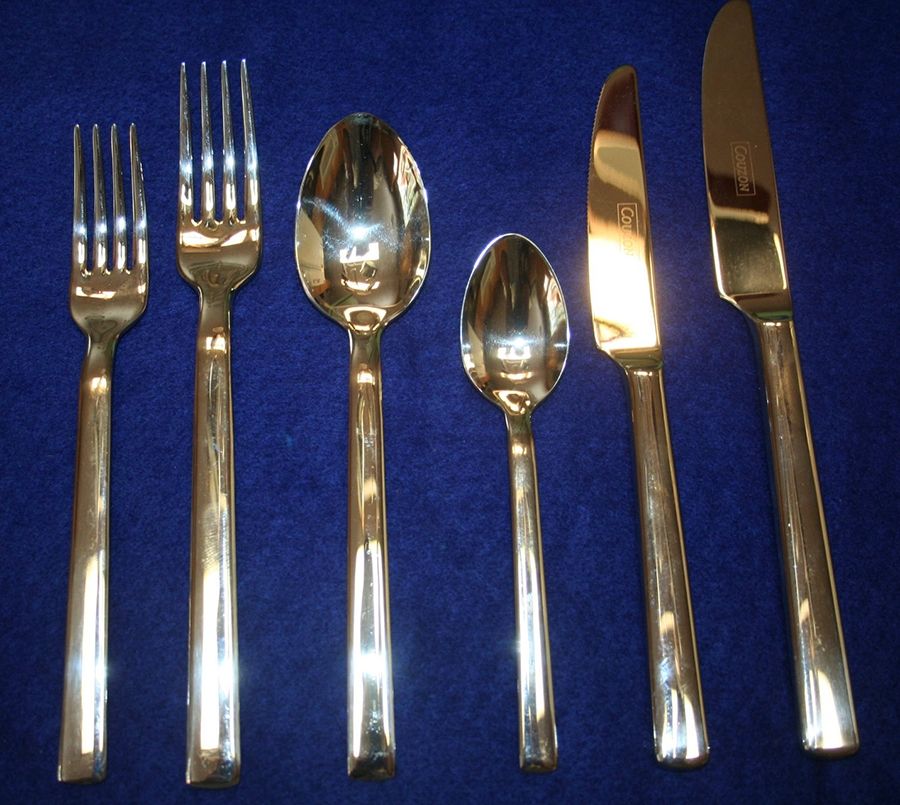 COJ7 (Stainless) Place/Oval Soup Spoon by Jean Couzon-1