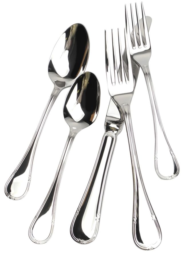 Vendome (Silverplate) Fork by Jean Couzon-1