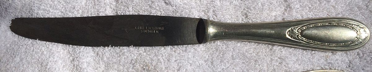 C2E6 (Silverplate) Modern Solid Knife by Carl Eickhorn-1