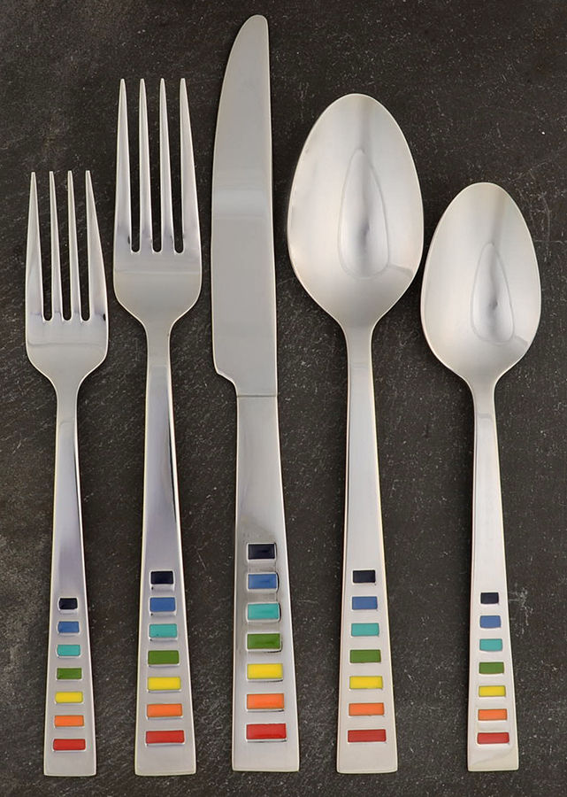 Fiesta-Celebration (Stainless) 40 Piece Estate Set by Cambridge Silver-1