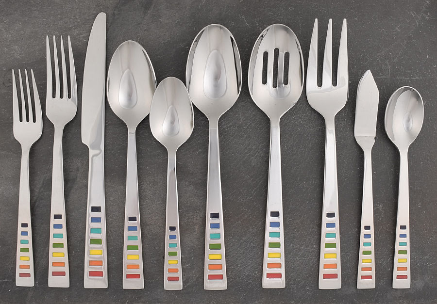 Fiesta-Celebration (Stainless) 45 Piece Starter Set by Cambridge Silver-1