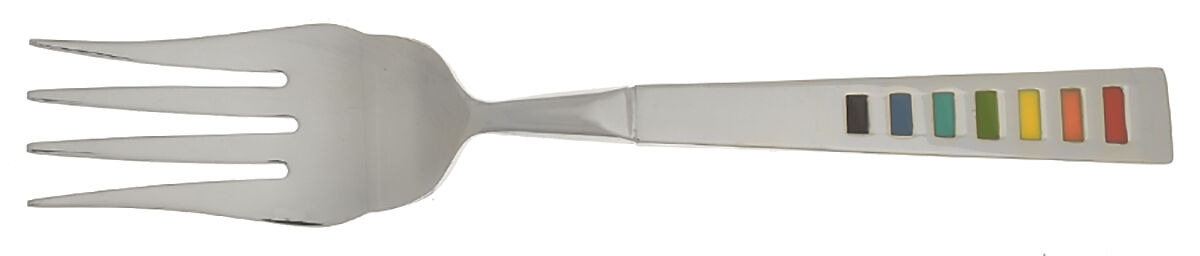 Fiesta-Celebration (Stainless) Cold Meat Fork Large, Stainless Tines HC by Cambridge Silver-1