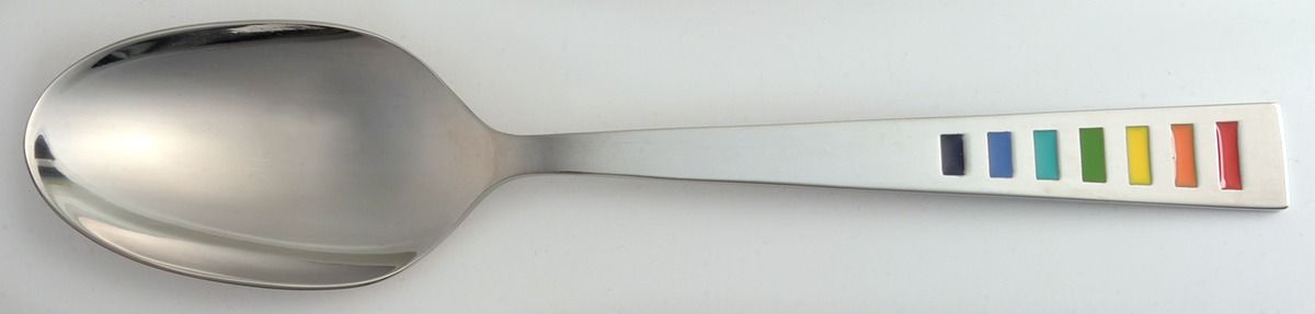 Fiesta-Celebration (Stainless) Tablespoon (Serving Spoon) by Cambridge Silver-1