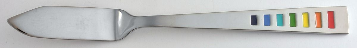 Fiesta-Celebration (Stainless) Flat Handle Master Butter Knife by Cambridge Silver-1