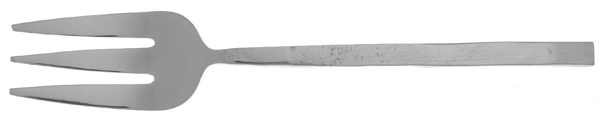 Greyson (Stainless) Medium Solid Cold Meat Serving Fork by Crate & Barrel Flatware-1