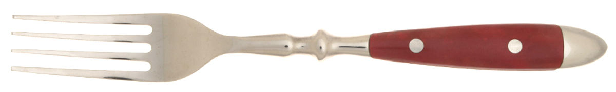 Bistro Red (Stainless) Fork by Chefs-1
