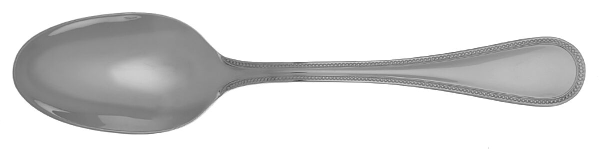Perles II (Stainless) Place/Oval Soup Spoon by Christofle France-1