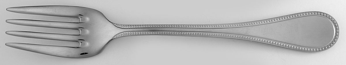 Perles II (Stainless) Individual Salad Fork by Christofle France-1