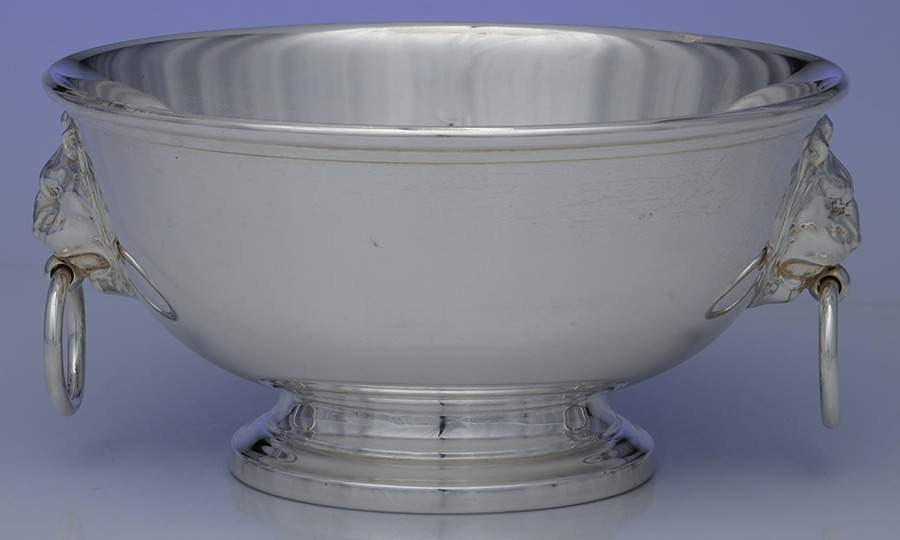64-9H (Silverplate, Hollowware) 9" Round Footed Centerpiece by Crescent Silverware-1