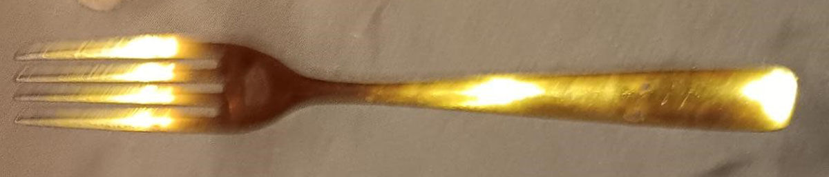 Bourne (Gold Electroplate) Fork by Cambridge Silver-1