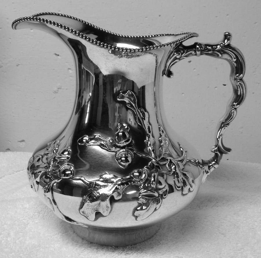 1733 (Silverplate, Hollowware) Silverplate Water Pitcher by Colonial Silver -1