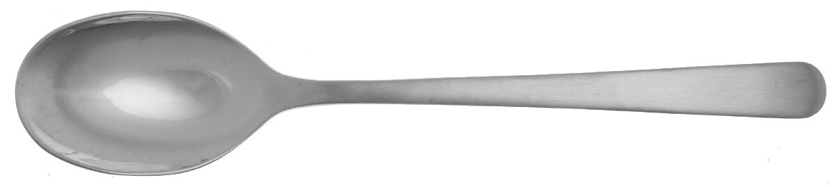 Julie Satin (Stainless) Place/Oval Soup Spoon by Cambridge Silver-1