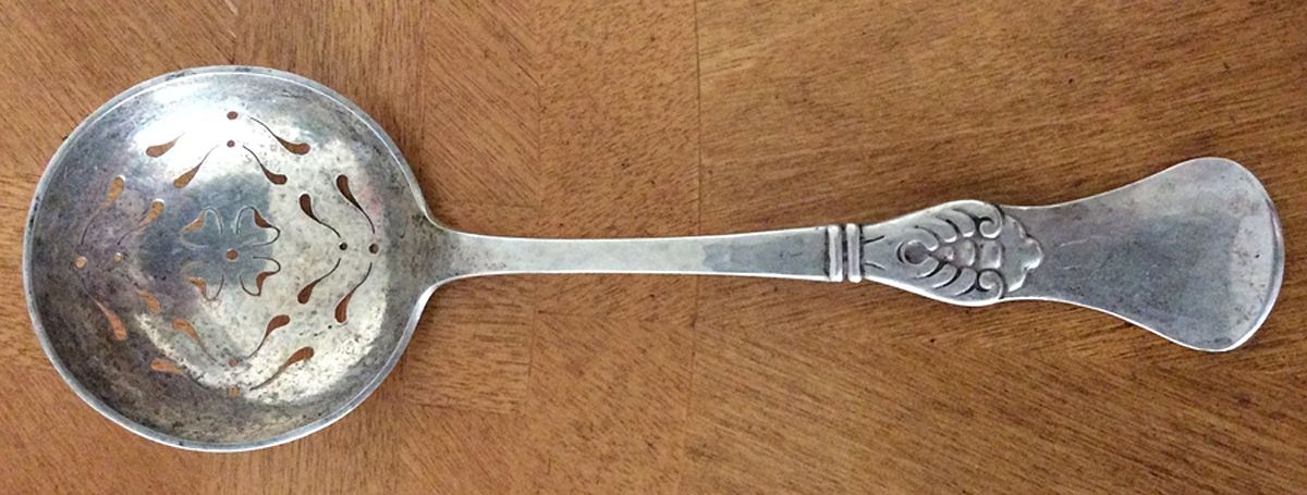 CFH5 (Sterling) Large Sugar Sifter by Christian F Heise-1