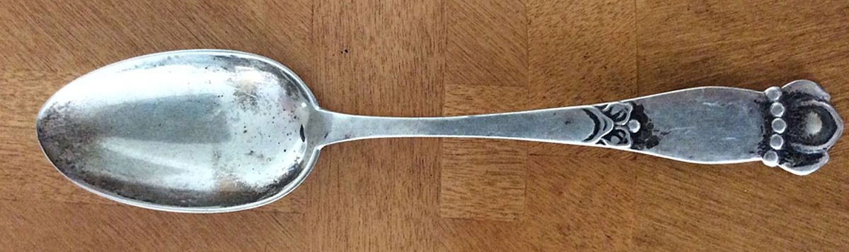 CFH6 (Sterling) Teaspoon by Christian F Heise-1