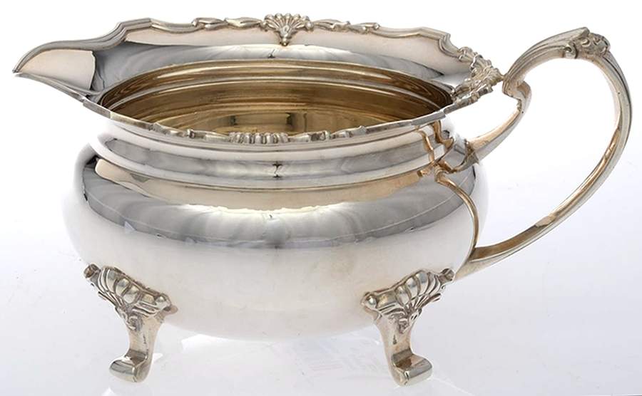 S2571 (Sterling, Hollowware) Creamer by Cooper Bros & Sons-1