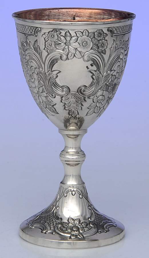C5C2 (Silverplate, Hollowware) Water Goblet by Corbell & Co-1