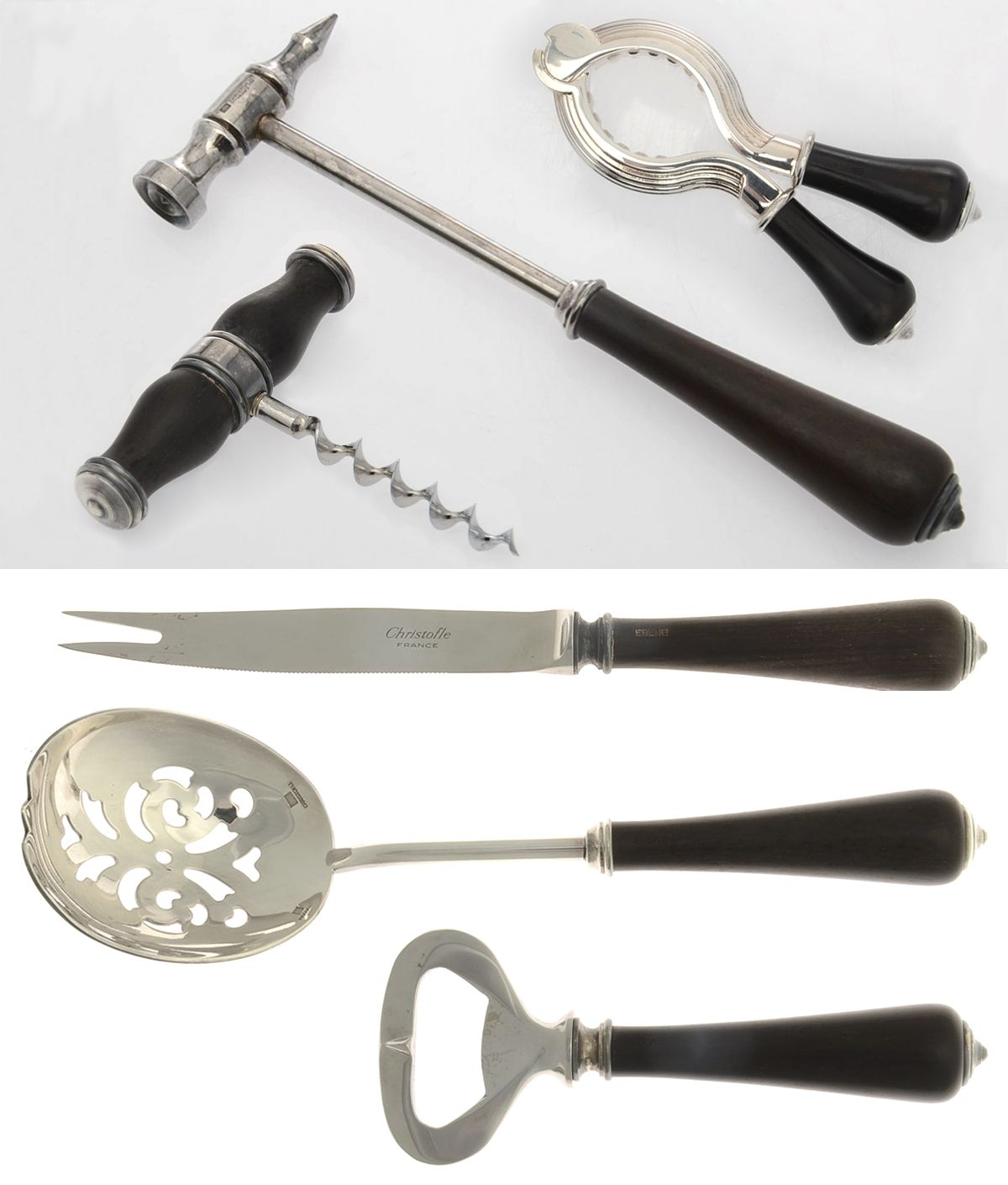 Gourmet (Silverplate, Hollowware) (6 Pc) Barware Set by Christofle France-1