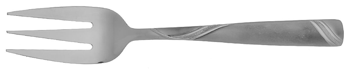 Tabitha Sand (Stainless) Medium Solid Cold Meat Serving Fork by Cambridge Silver-1